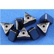 Semi Precious Hematite Triangle Hematite Opaque 7x5mm ea