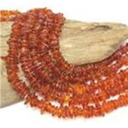 Semi Precious Strand Amber Chips 16 inch each