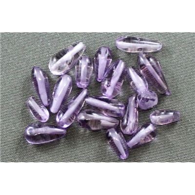 Semi Precious Amethyst Small Drop ea