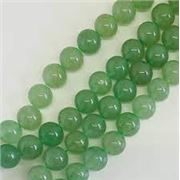 Semi Precious Strand Aventurine Green 10mm (approx 36 beads) ea