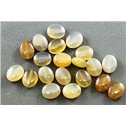 Semi Precious Carnelian Oval 10x8mm ea