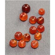 Semi Precious Carnelian Round 4mm ea