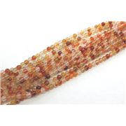 Semi Precious Round Bead Strand Carnelian 6mm ea