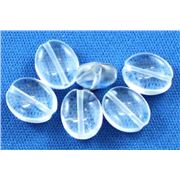 Semi Precious Crystal Oval 10x8mm ea