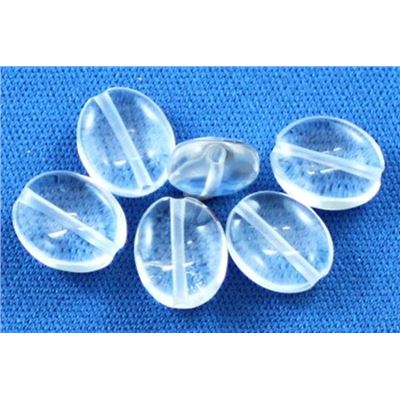 Semi Precious Crystal Oval 10x8mm ea