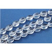 Semi Precious Strand Crystal Oval 10x8mm ea