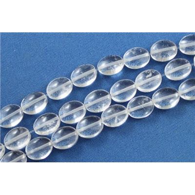 Semi Precious Strand Crystal Oval 10x8mm ea