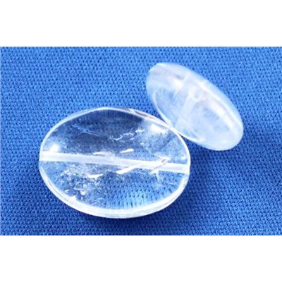 Semi Precious Crystal Oval 16x22mm ea