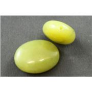 Semi Precious Lemon Jasper Oval 16x22mm ea