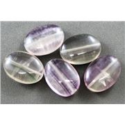 Semi Precious Rainbow Fluorite Oval 16x22mm ea