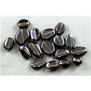 Semi Precious Smoky Quartz Almond  ea