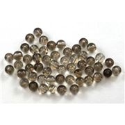 Semi Precious Smoky Quartz Round 4mm ea