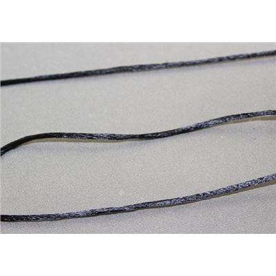 Rat Tail Cord  Black  1mm per metre