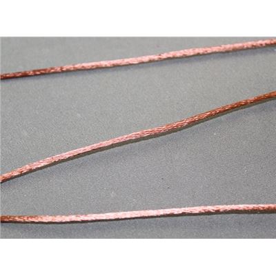 Rat Tail Cord  Brown  2mm per metre