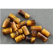 Semi Precious Tiger Eye Tube  ea