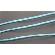 Rat Tail Cord  Turquoise  2mm per metre