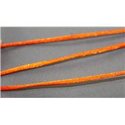 Rat Tail Cord  Orange  2mm per metre