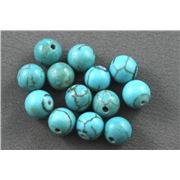 Semi Precious Turquoise Round 4mm ea
