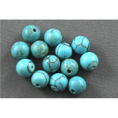 Semi Precious Turquoise Round 4mm ea