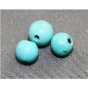 Semi Precious Turquoise Round 6mm ea