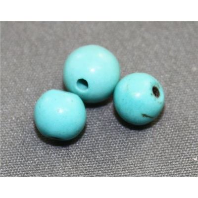 Semi Precious Turquoise Round 6mm ea
