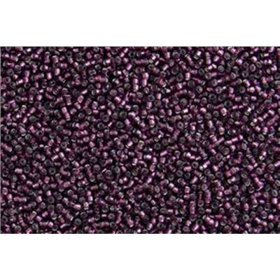 Toho Seed Bead Silver Lined Amethyst 15/0 - Minimum 5g