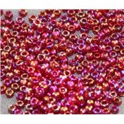 Toho Seed Bead Trans-Rainbow Ruby Transparent 15/0 - Minimum 5g