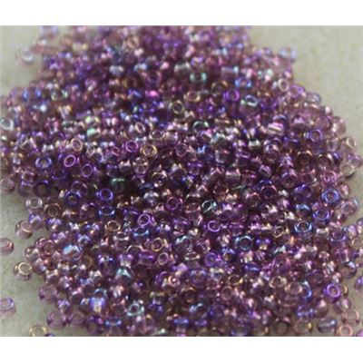 Czech Seed Beads Light Amethyst AB 11/0 - Minimum 8g