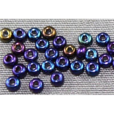 Czech Seed Bead Black Iris 11/0 - Minimum 8g