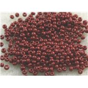 Czech Seed Bead Brown Opaque 11/0 - Minimum 8g