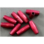 Wood Tube Wine  15x4mm ea