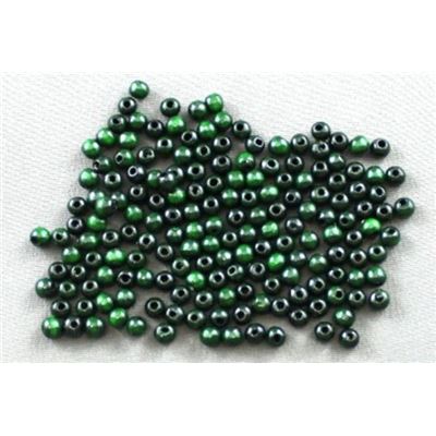 Wooden Round Green  4mm ea
