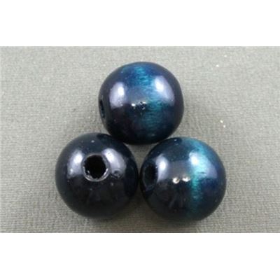 Wooden Round Mix  14mm ea