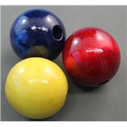 Wooden Round Mix  40mm ea
