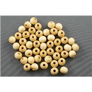 Wooden Round Natural  8mm ea