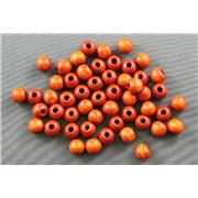 Wooden Round Orange  8mm ea