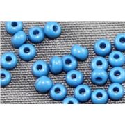 Czech Seed Bead Turquoise Opaque 11/0 - Minimum 8g