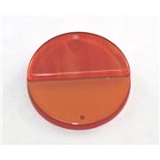 Disk Small 35mm 2 Hole Orange Cocktail Opaque  ea