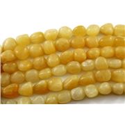 Aragonite Nuggets 12x9-14x5mm Per Strand Approx 35 beads