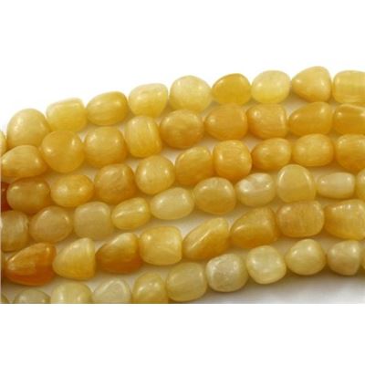 Aragonite Nuggets 12x9-14x5mm Per Strand Approx 35 beads