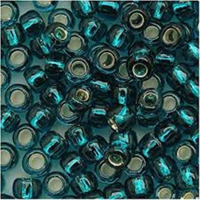 Czech Seed Bead Silver Lined Teal 11/0 - Minimum 8g