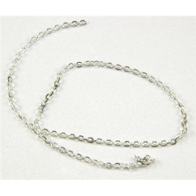 Chain Silver Metallic F409S Cable 2x1mm per metre