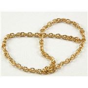 Chain Gold Metallic FC421 Cable 5x3mm per metre