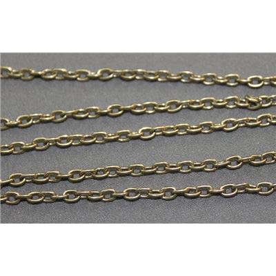 Chain Antique Brass Metallic F421AB  Cable 5x3mm per metre