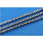 Chain Nickel Metallic F 454N Cable 3x2mm per metre