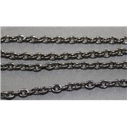 Chain Black Nickel Metallic FC454BN Cable 3x2mm per metre