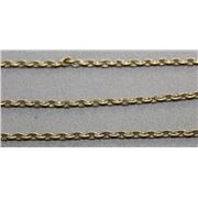 Chain Antique Brass Metallic F454AB  Cable 3x2mm per metre