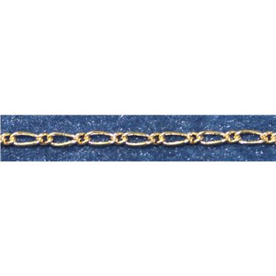 Chain Gold Metallic F491G Figaro 6x2.5;2x2mm per metre