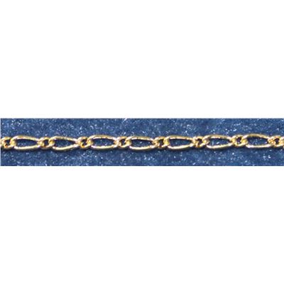 Chain Gold Metallic F491G Figaro 6x2.5;2x2mm per metre