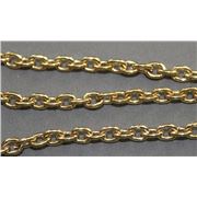Chain Gold Metallic FC493 Cable 7x6mm per metre